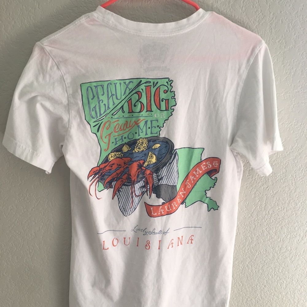 Lauren James white short sleeve t-shirt